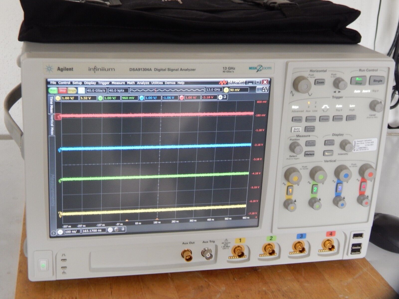 Keysight DSA91304A 13Ghz 40Gs/s oscilloscope, *139 Options*, Immaculate. Keysight DSA91304A 13Ghz 40Gs/s oscilloscope, *139 Options*, Immaculate.
